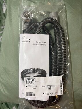 ResMed ClimateLineAir Coiled CPAP Tubing in Black Cpap supplies